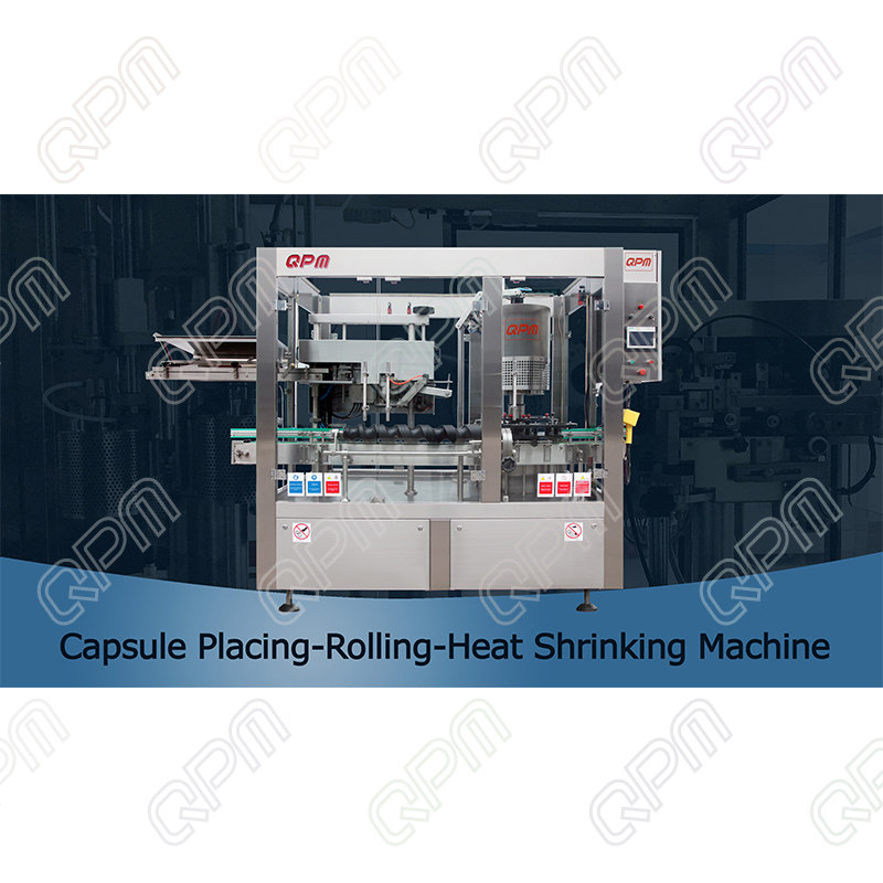 Capsule placing-rolling-heat shrinking machine - Image 2