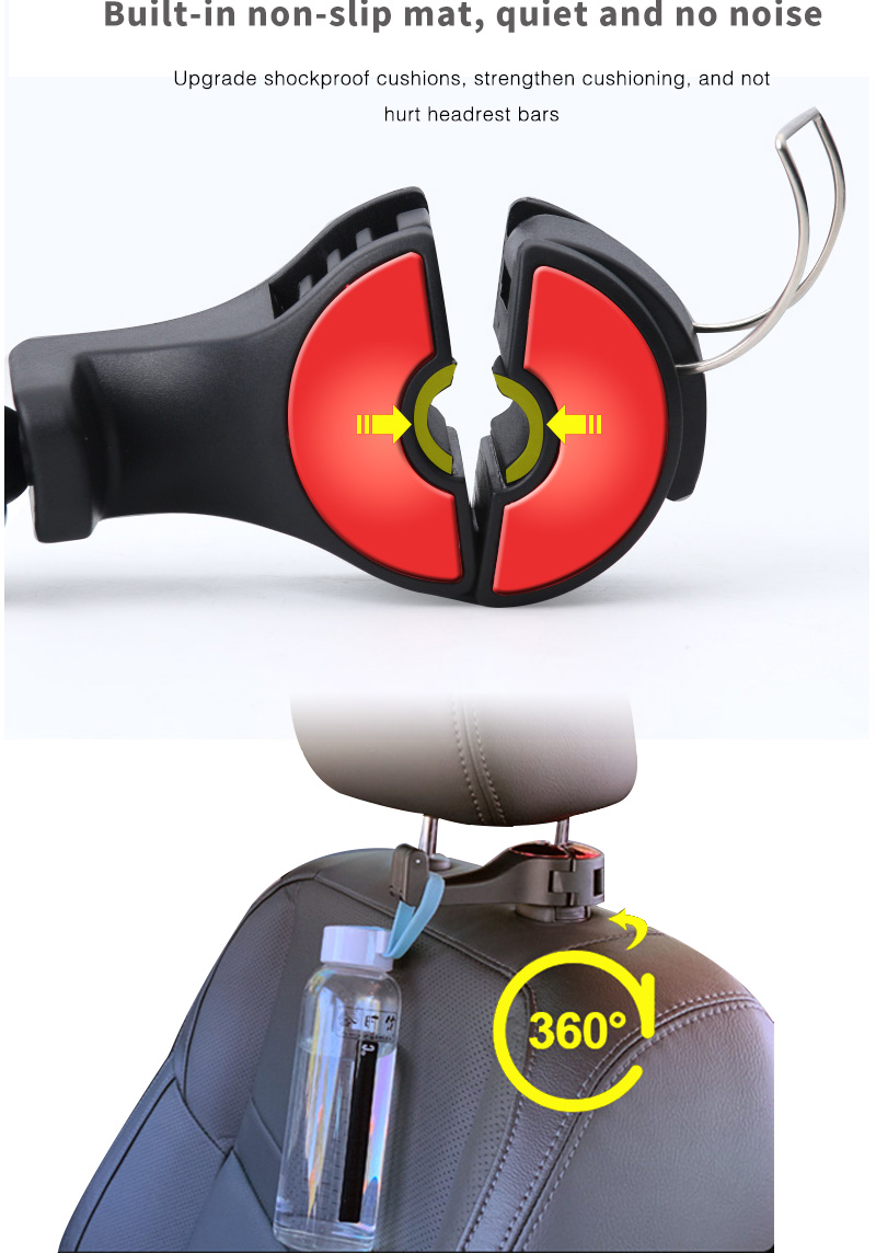 Internal shockproof cushions and 360 degree rotation feature
