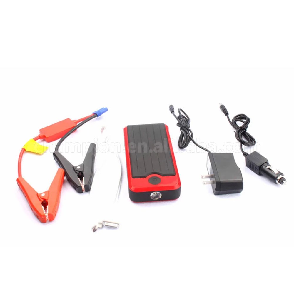Complete jump starter kit with accessories