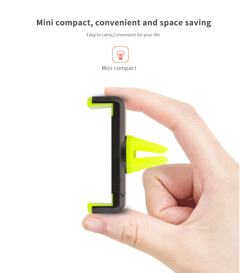 Compact and mini car phone holder