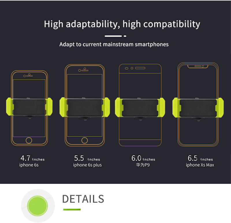 Compatibility with various smartphone sizes
