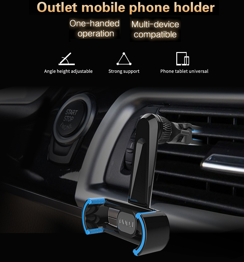 Demonstration of one-handed operation in a car interior