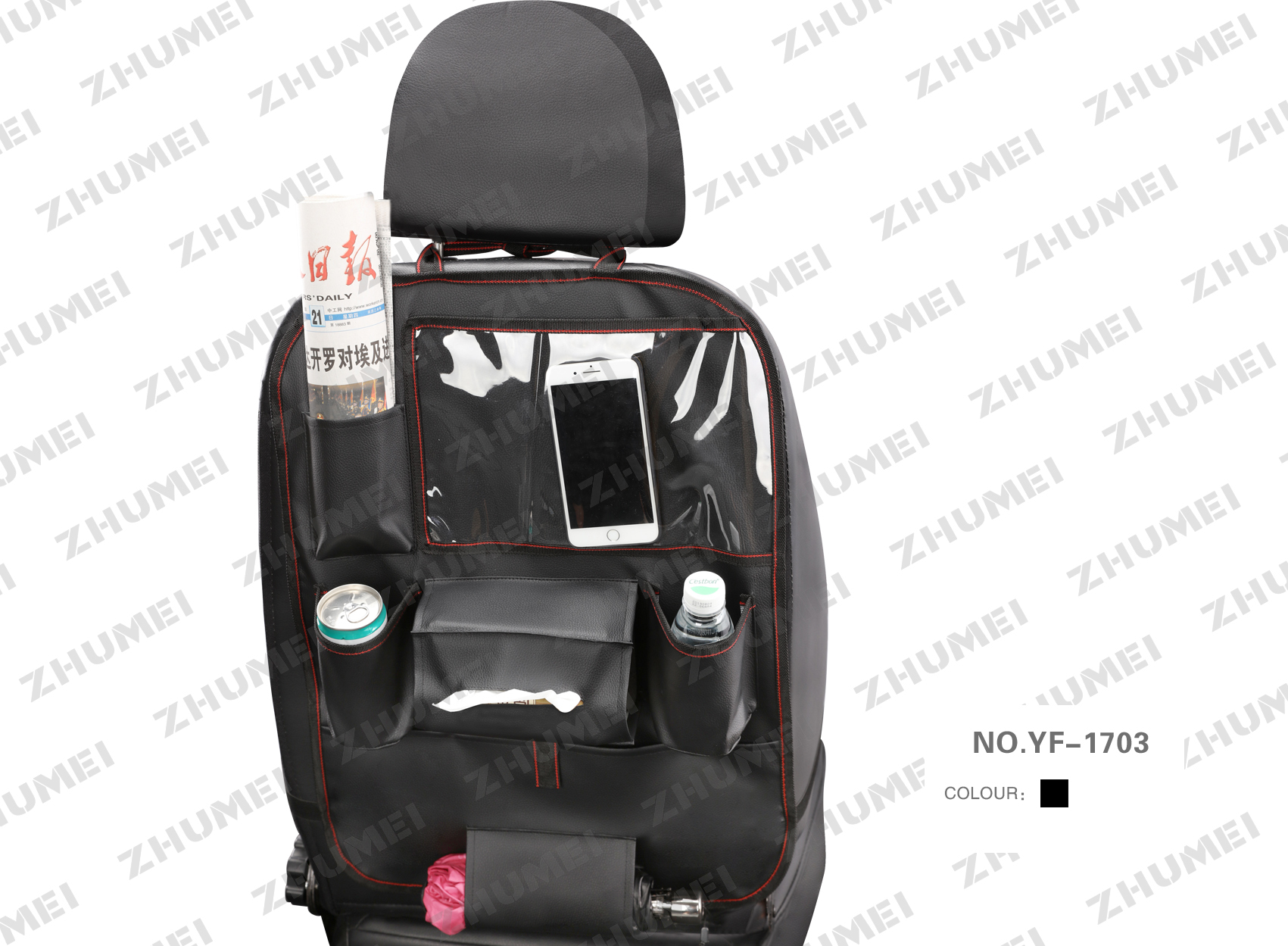Car Backseat Organizer with Tablet Holder