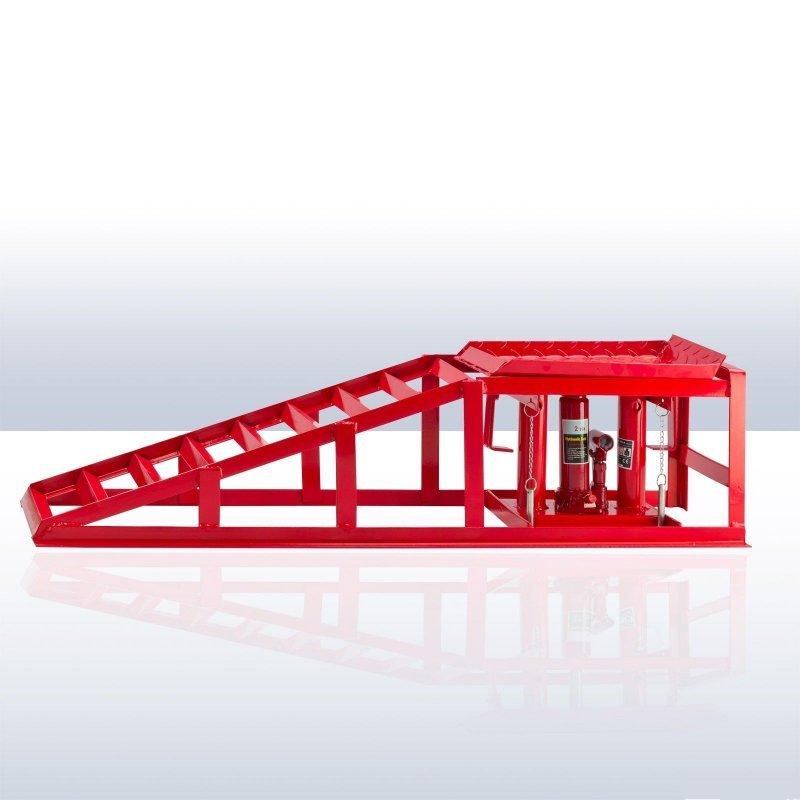Heavy-Duty Vehicle Ramp with Hydraulic Lift