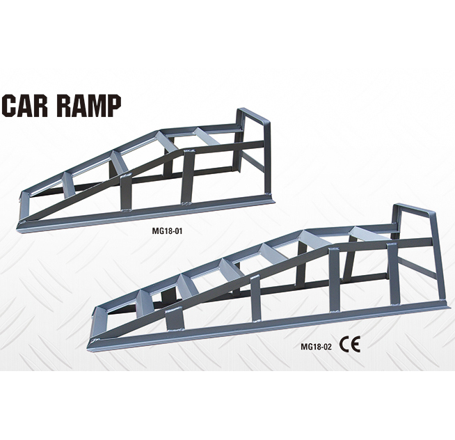 Heavy-Duty Steel Car Ramp for Vehicle Maintenance
