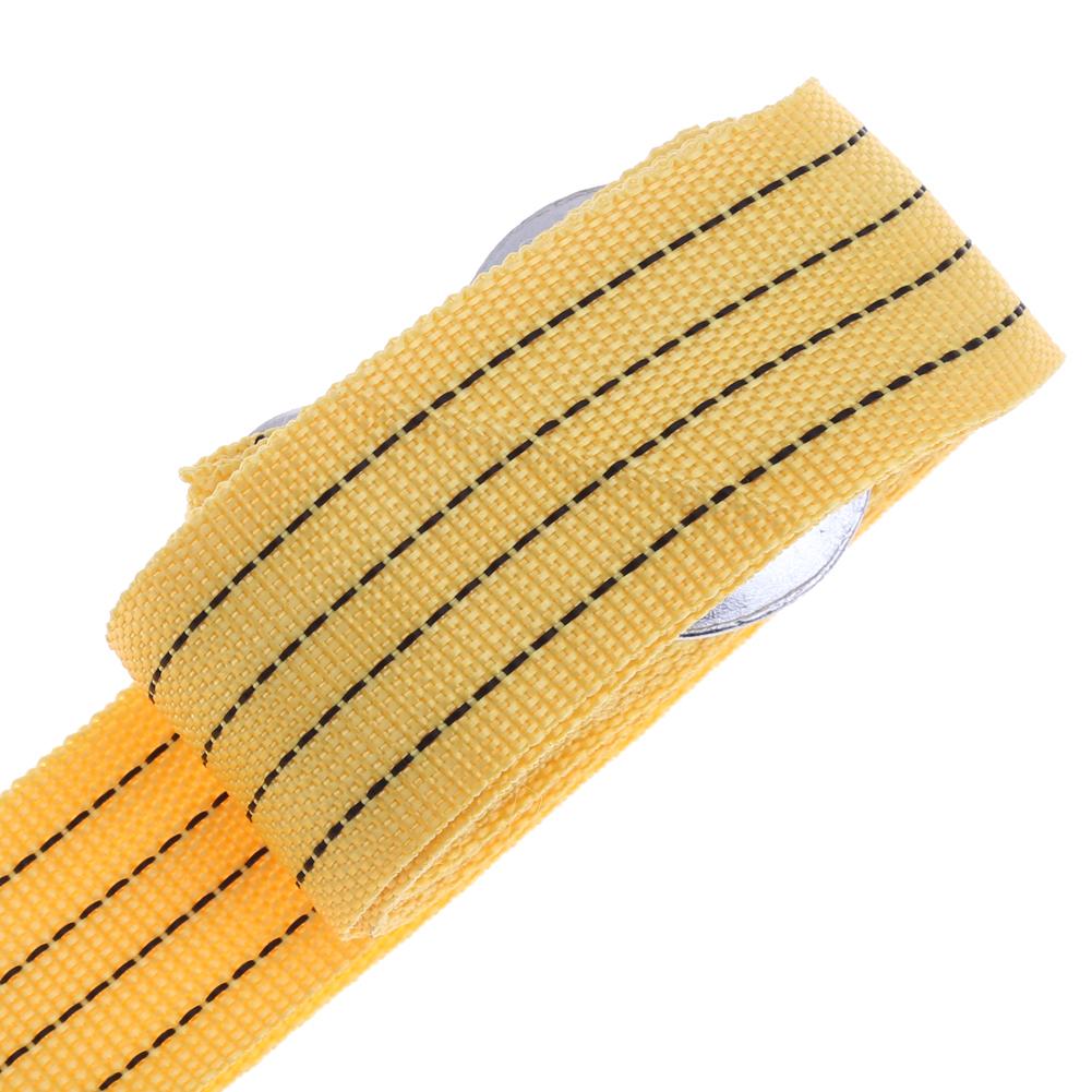 Vehicle Recovery Tow Rope with Metal Hooks