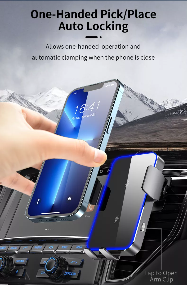 One-handed operation and automatic clamping demonstration