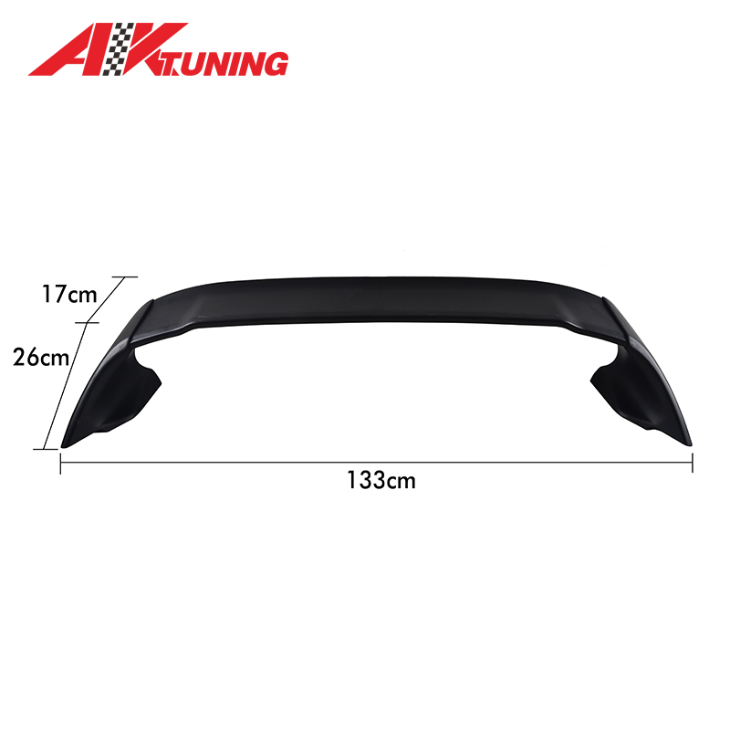 Carbon Fiber /ABS Racing Trunk Spoiler Wing fits for Honda Civic FD2 Type 2006-2011 - Image 3
