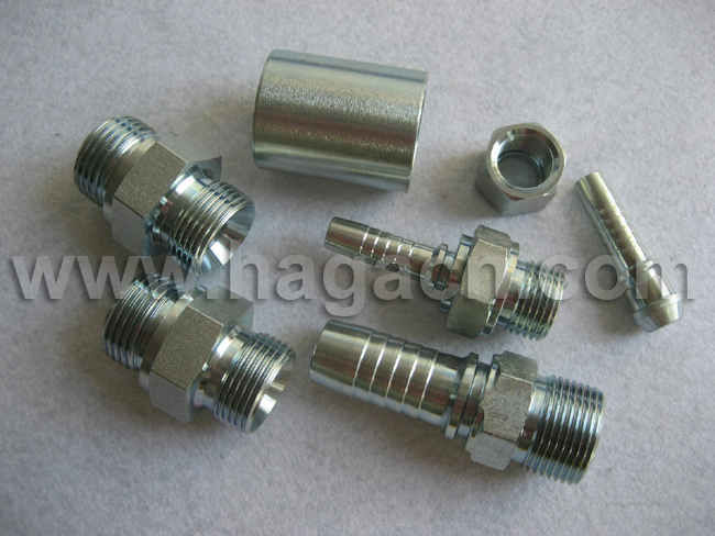Carbon steel hydraulic hose fitting and adapter - Image 3