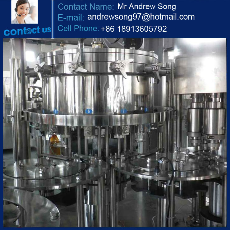 Carbonated Soft Drinks Production Line Glass Bottle Gas Water Filling Machine - Image 2