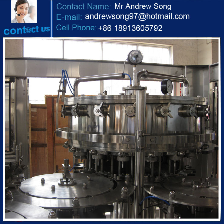Carbonated Drink Glass Bottle Filling Machine