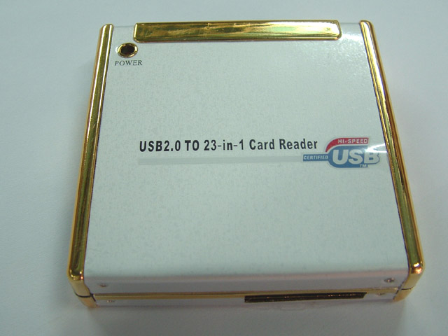 USB 2.0 23-in-1 Memory Card Reader