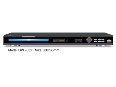 Multi-Format DVD Player with Card Reader