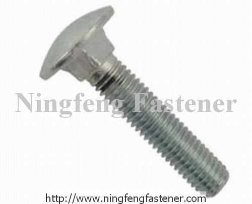 Carriage Bolt with Domed Head and Square Shoulder
