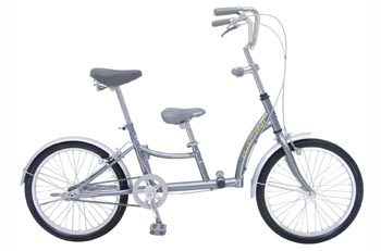Folding Tandem Bicycle