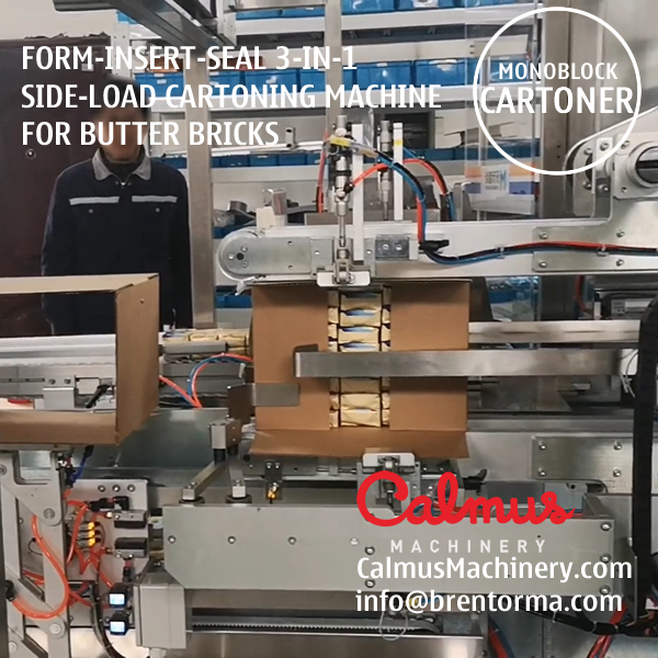 Cartoning Machine Monoblock Case Packer for Packaging Butter Bricks - Image 3