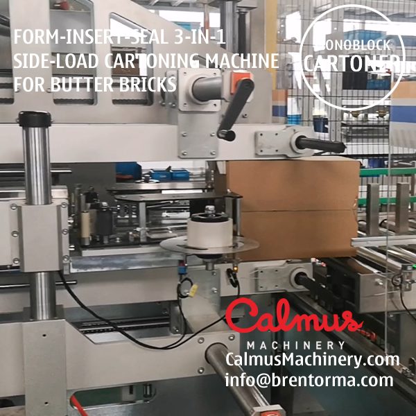 Monoblock Cartoning Machine for Brick-Shaped Products