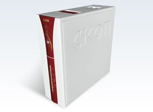 Wall-Mounted Water Dispenser with Red Accent