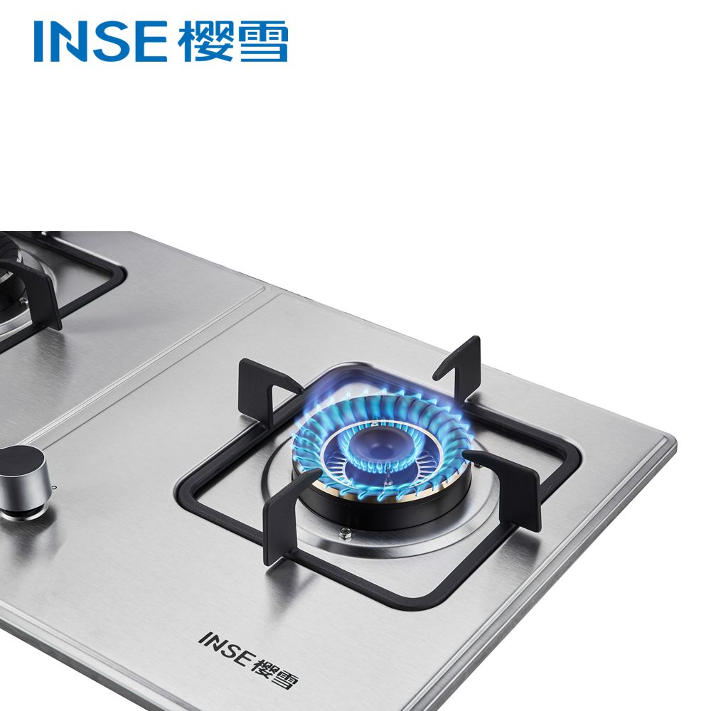 Cast Iron Cooking 2 Big Burner Gas Stove With Kitchen Stove Stainless Steel JZY/T-Q1812(G) - Image 2