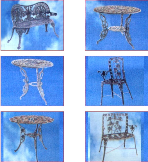 Cast Iron Garden Furniture Set