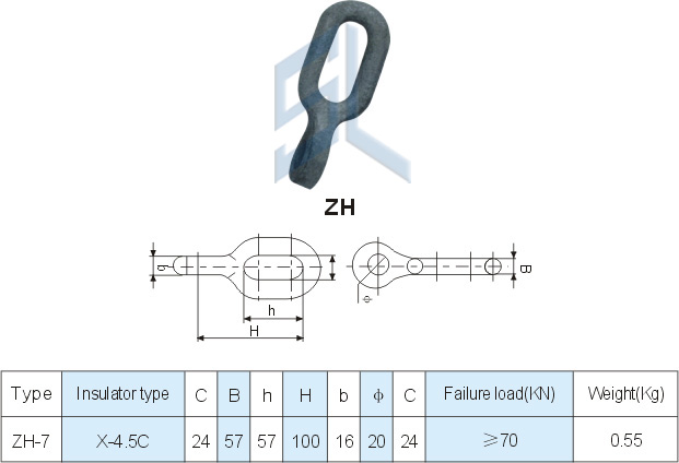Insulator Fitting for Overhead Power Lines