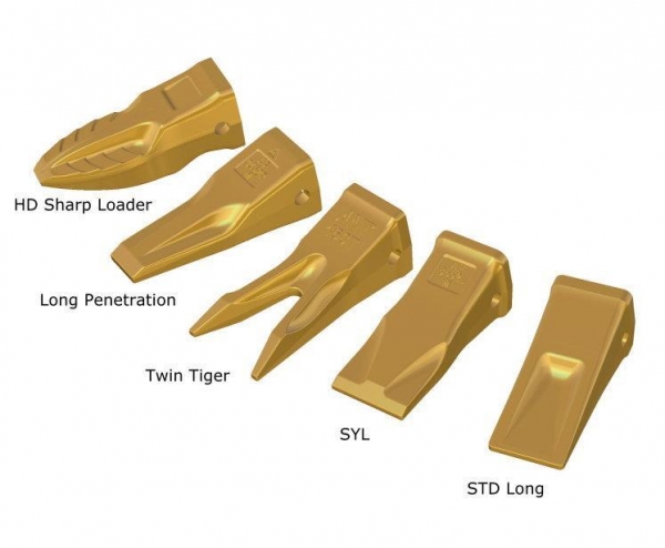 Excavator Bucket Teeth for Dirt, Rock, and Penetration