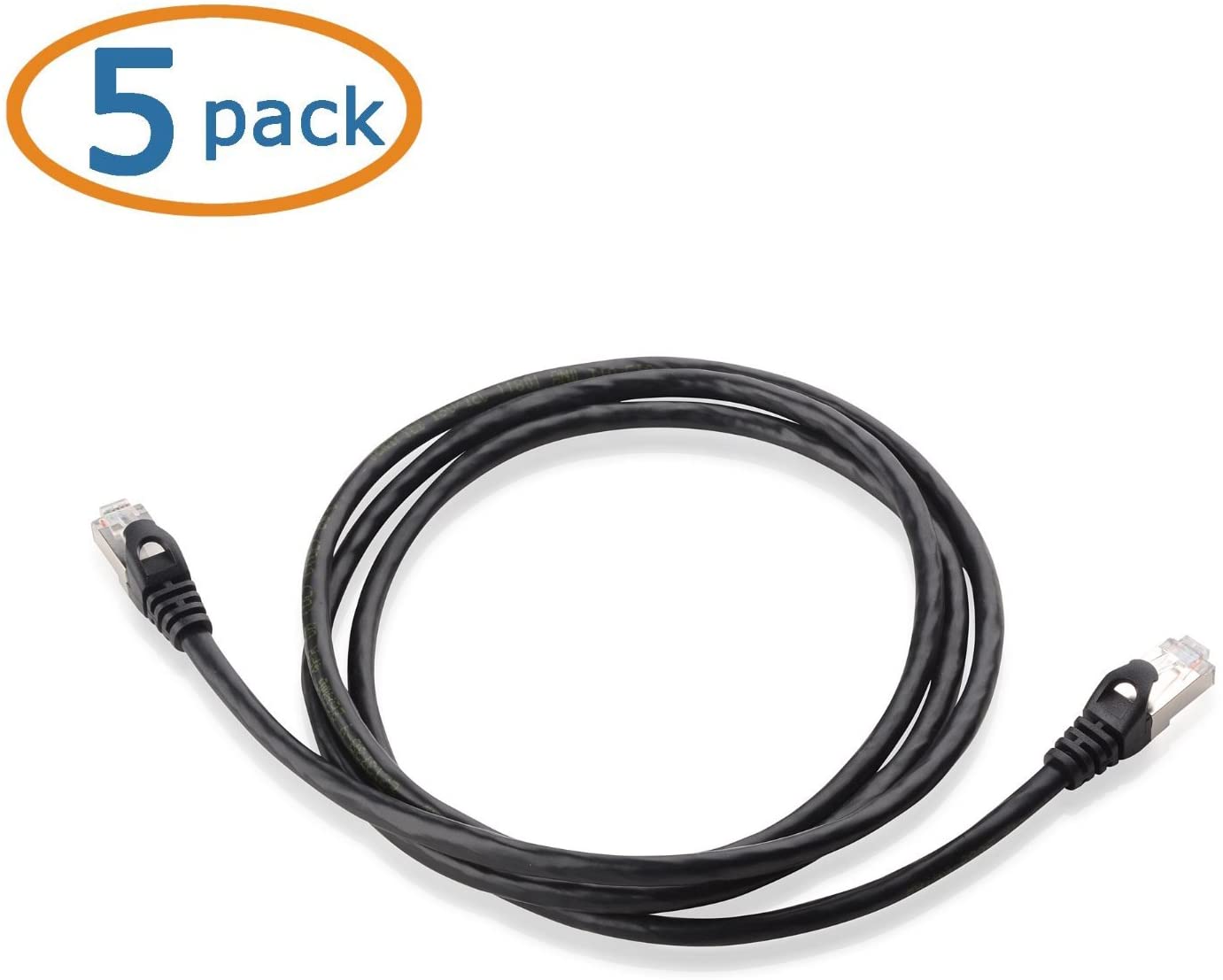 Cat6A Ethernet Patch Cable, Network Internet Cord, RJ45, 550Mhz - Image 2