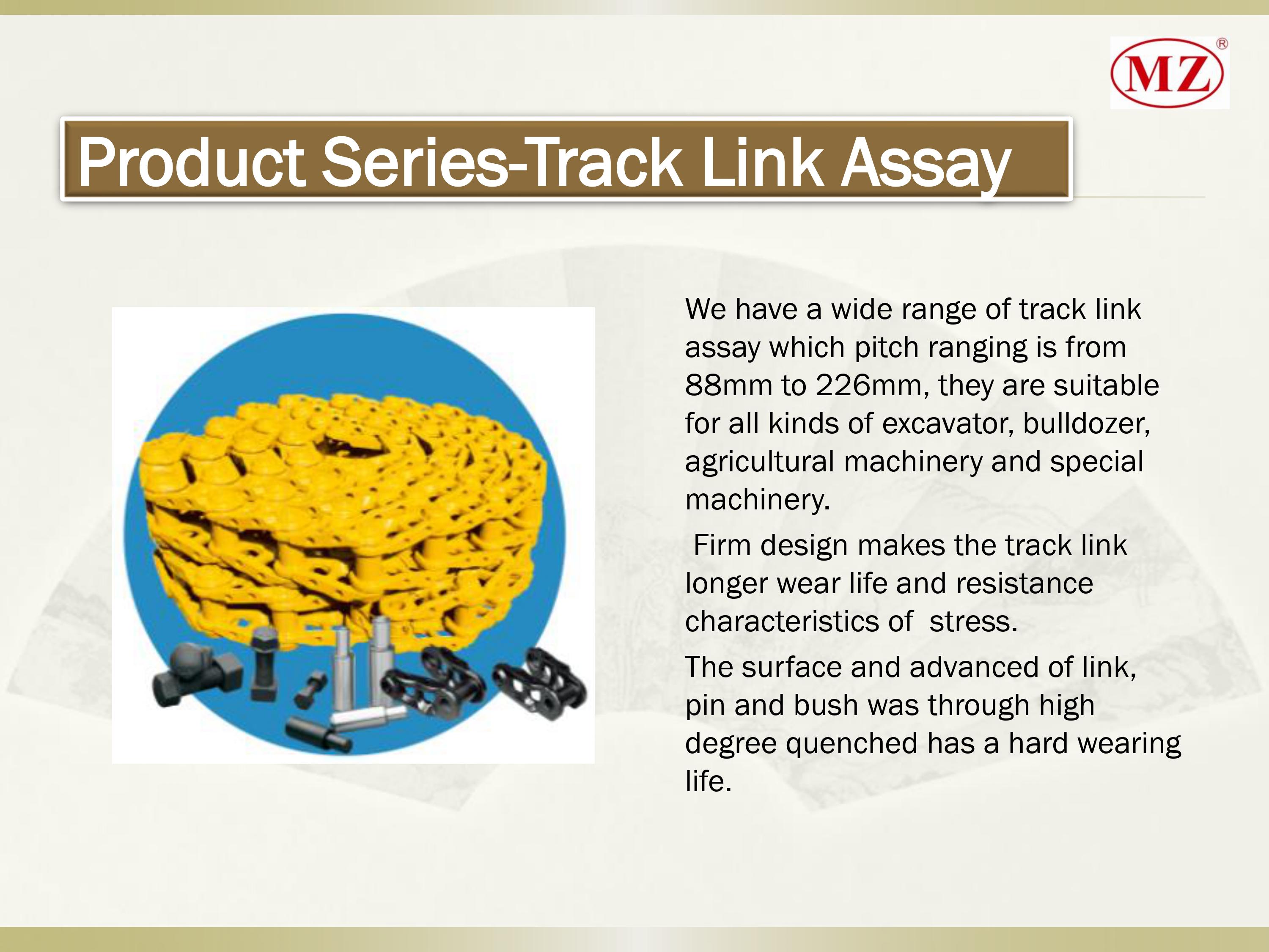 Track Link Assembly Components