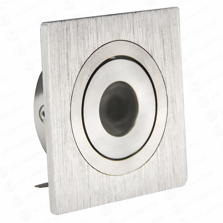 CB06-B Recessed LED Furniture Kitchen Down Light Double Color Automatic Cabinet Light Display Light - Image 2