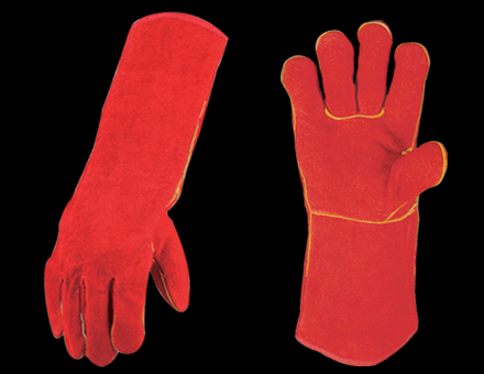 Heavy-Duty Welding Gloves with Extended Cuff