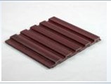 Chocolate Brown Ribbed Wall Panel