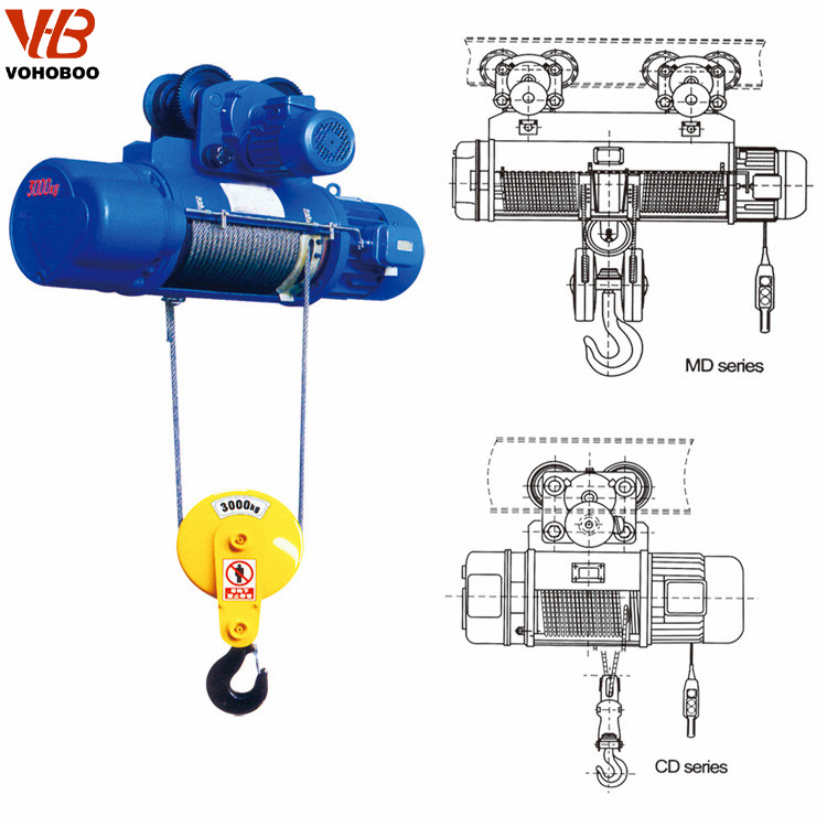 CD1 MD1 type electric wire rope hoist - Image 2