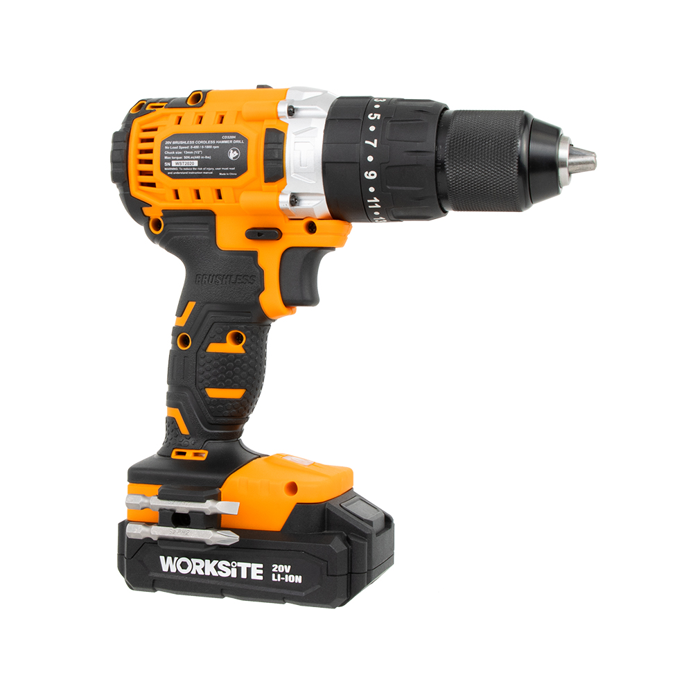 CD320H Hammer Drill Tools Battery 20V Power Drill Machine Cordless Hammer Drill Brushless - Image 2