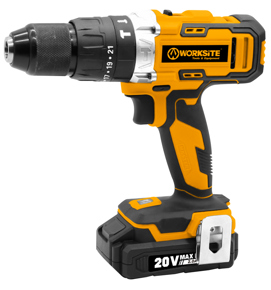 CD334H Cordless Drill Hammer Drill Battery Power Tool Screwdriver 2 Speed 20V Hammer Drill - Image 2