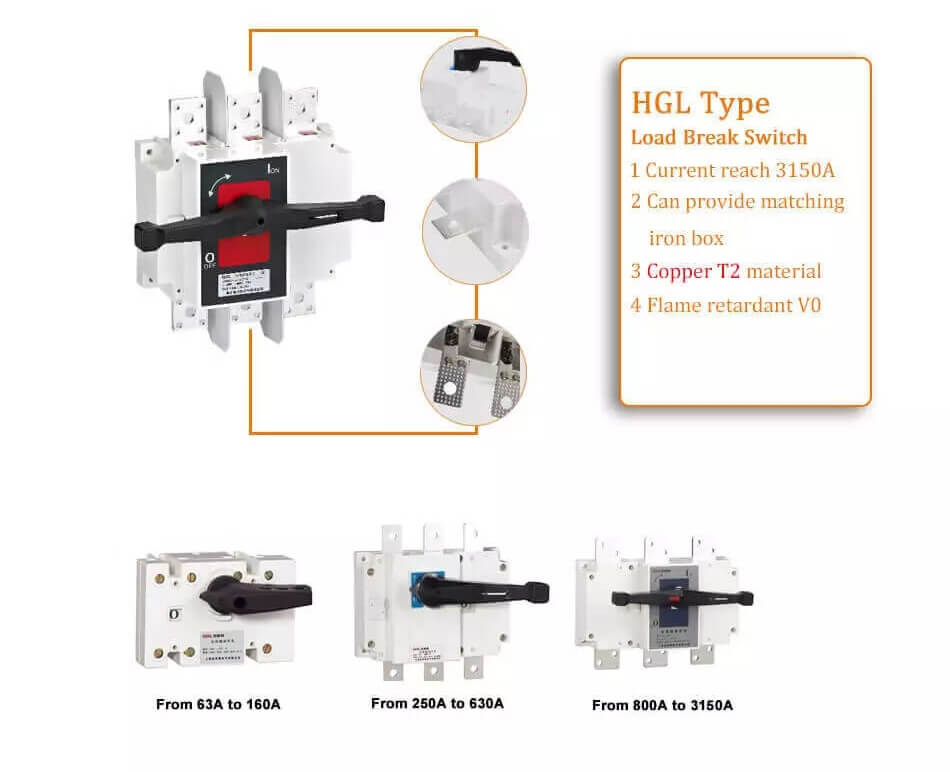 HGL Type Load Break Switch Features