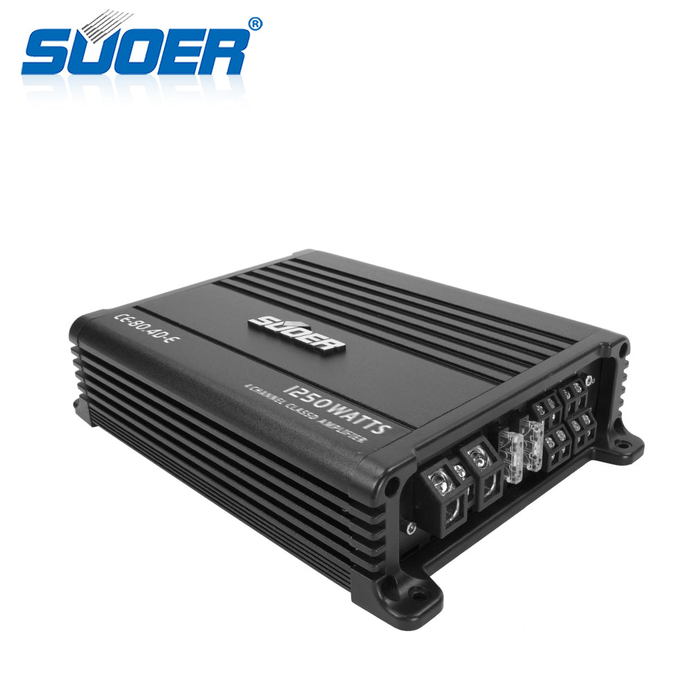 4-Channel 1250W Class D Car Amplifier