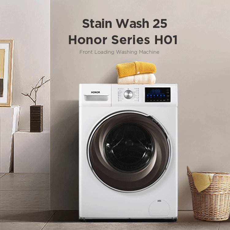 Front Loading Washing Machine with Multiple Wash Programs