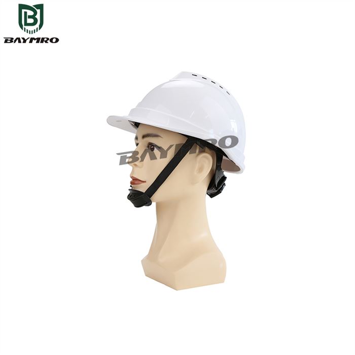 Ventilated HDPE Safety Helmet