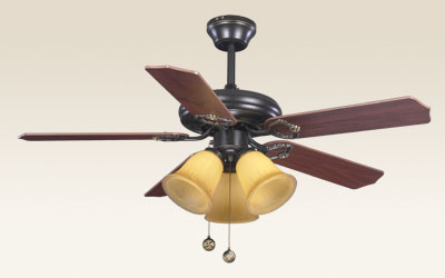 Indoor Ceiling Fan with Light Kit