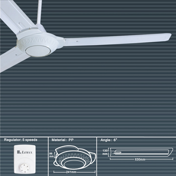 60-Inch Ceiling Fan with Five-Speed Regulator