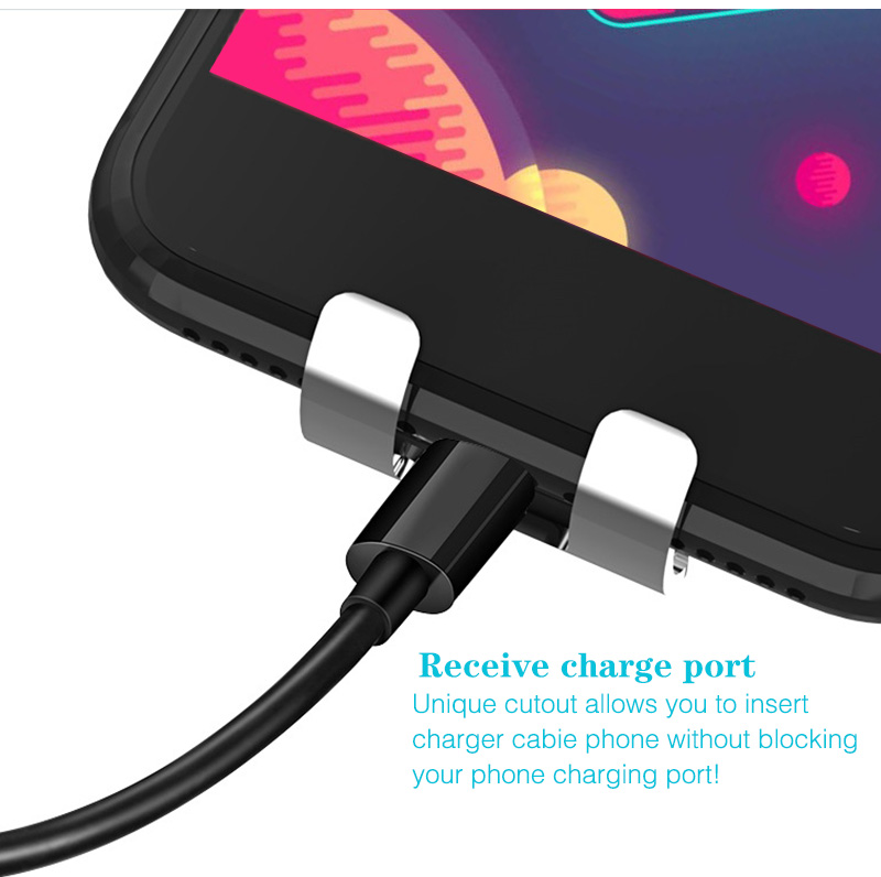 Charging port access cutout
