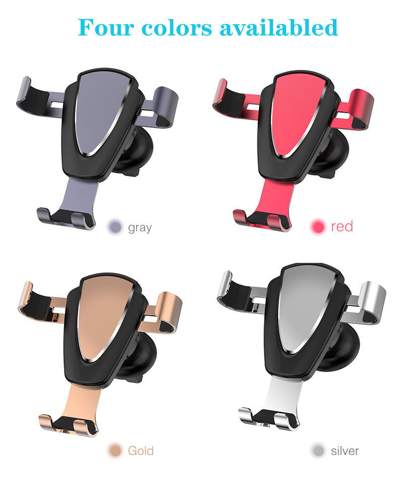 Available color options for car phone holder