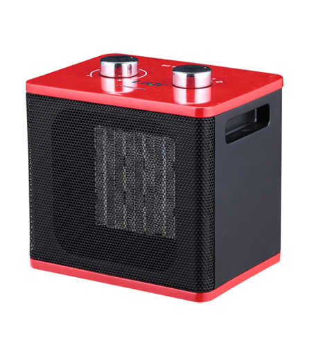 Compact Ceramic Fan Heater with Adjustable Thermostat