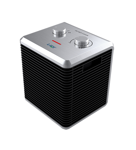 Compact Ceramic Fan Heater with Adjustable Thermostat
