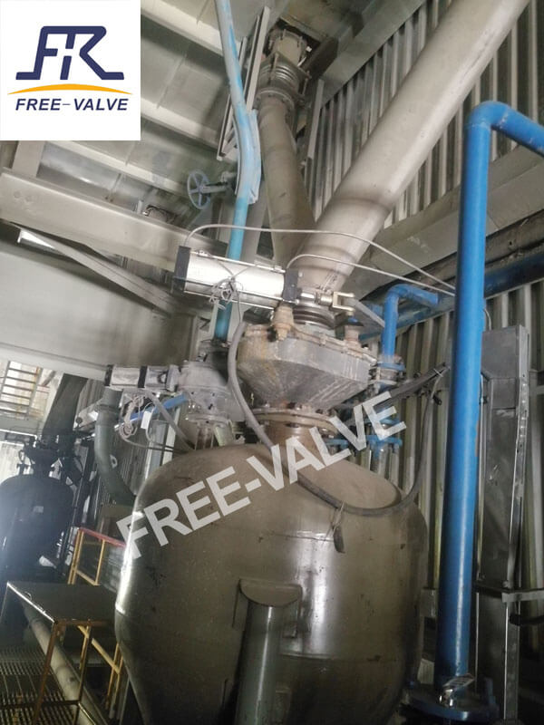 Ceramic Rotary Gate Valve for Material Discharge