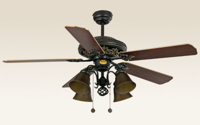 Indoor Ceiling Fan with Light