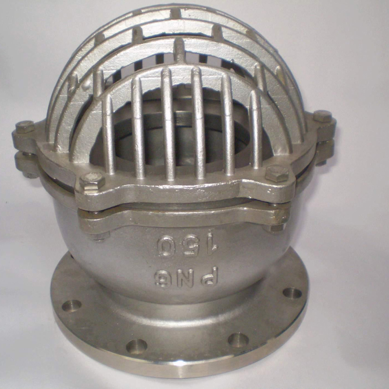 CF8M Flanged Foot Valve, 150 lb