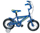 Blue Children's Bicycle with Training Wheels