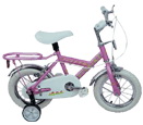 Children's Pink Bicycle with Training Wheels