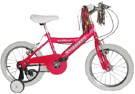 Pink 16-Inch Children's Bicycle with Training Wheels